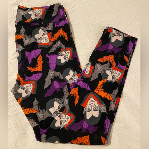 3/$28 EUC - LuLaRoe | Halloween Leggings | Buttery Soft | Tall & Curvy - Picture 1 of 3